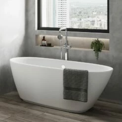 April Gloss Contemporary Freestanding Bath Tub 74001-1655A