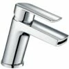 Astini Arc Waterfall Chrome Bathroom Basin Mixer Tap & Slotted Waste