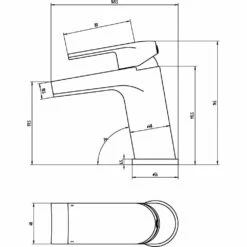 Front Page -TAPS UK Sales astini arc waterfall chrome bathroom basin mixer tap slotted waste p47966 225474 image