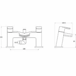 Astini Arc Waterfall Mini Chrome Bathroom Basin & Bath Shower Mixer Tap Pack Set -TAPS UK Sales astini arc waterfall mini chrome bathroom basin bath shower mixer tap pack set p52652 238898 image