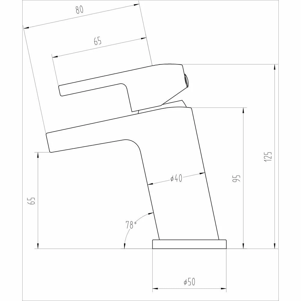 Astini Arc Waterfall Mini Chrome Bathroom Basin Mixer Tap & Slotted Waste 4 Astini Arc Waterfall Mini Chrome Bathroom Basin Mixer Tap & Slotted Waste - Image 2