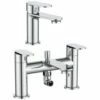 Astini Caiman Chrome Bathroom Basin & Bath Shower Mixer Tap Pack Set -TAPS UK Sales astini caiman chrome bathroom basin bath shower mixer tap pack set p52446 237875 image