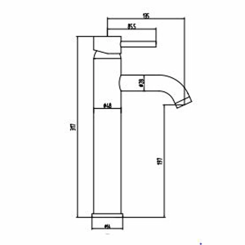 Astini Chepstow Chrome Bathroom Basin Mixer Tap TIS5104 4 Astini Chepstow Chrome Bathroom Basin Mixer Tap TIS5104 - Image 2