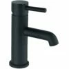 Astini Chepstow Orca Black Bathroom Basin Mixer Tap & Slotted Waste TIS5107