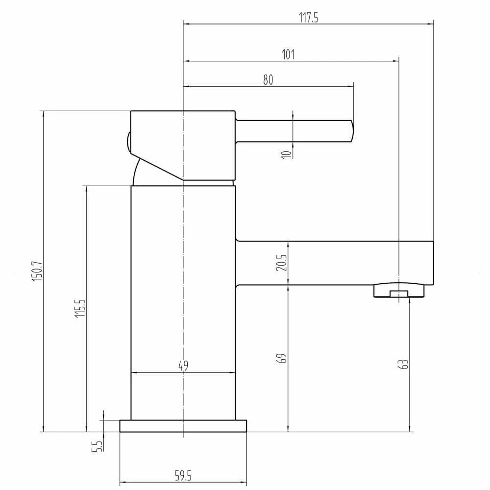 Astini Citril Chrome Bathroom Basin & Bath Shower Mixer Tap Pack Set 6 Astini Citril Chrome Bathroom Basin & Bath Shower Mixer Tap Pack Set - Image 4