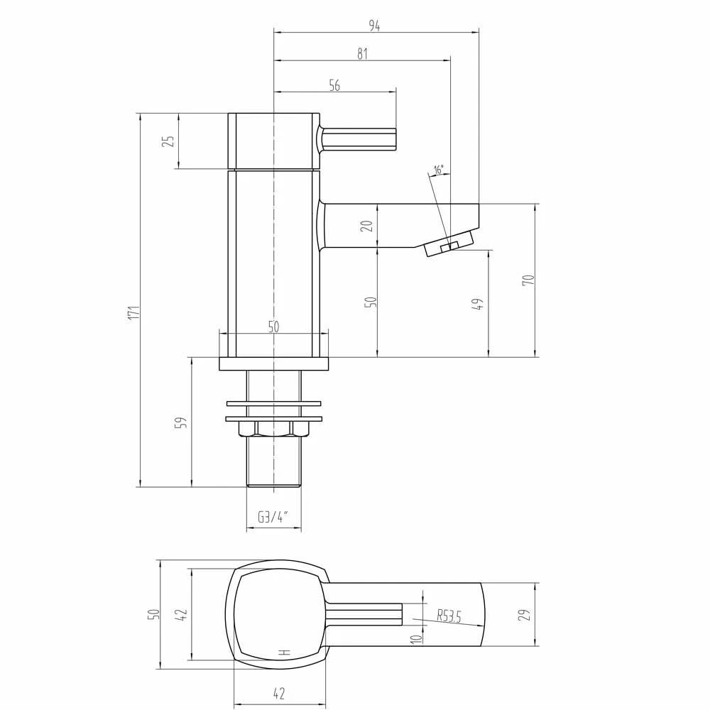 Astini Citril Chrome Twin Lever Bath Taps 4 Astini Citril Chrome Twin Lever Bath Taps - Image 2