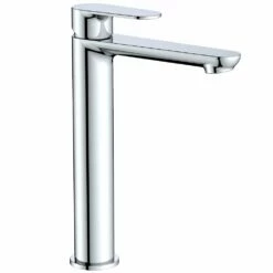 Astini Coati Tall Chrome Mono Bathroom Basin Tap