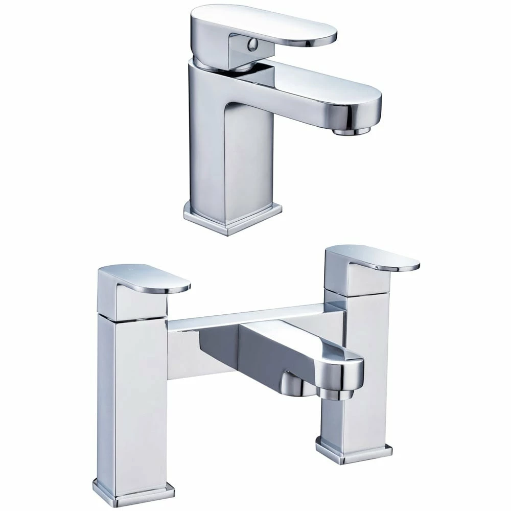Astini Comet Chrome Bathroom Basin & Bath Mixer Tap Pack Set 3 Astini Comet Chrome Bathroom Basin & Bath Mixer Tap Pack Set