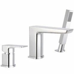 Astini Crane Chrome Bathroom Basin & 3 Hole Bath Shower Mixer Tap Pack Set 9 Astini Crane Chrome Bathroom Basin & 3 Hole Bath Shower Mixer Tap Pack Set -TAPS UK Sales astini crane chrome bathroom basin 3 hole bath shower mixer tap pack set p52666 238966 image