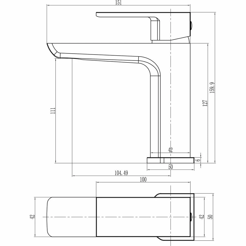 Astini Crane Chrome Bathroom Basin & 3 Hole Bath Shower Mixer Tap Pack Set 6 Astini Crane Chrome Bathroom Basin & 3 Hole Bath Shower Mixer Tap Pack Set - Image 4