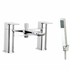 Astini Crane Chrome Bathroom Basin & Bath Shower Mixer Tap Pack Set -TAPS UK Sales astini crane chrome bathroom basin bath shower mixer tap pack set p52665 238961 image