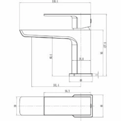 Astini Crane Mini Chrome Bathroom Basin & 3 Hole Bath Shower Mixer Tap Pack Set -TAPS UK Sales astini crane mini chrome bathroom basin 3 hole bath shower mixer tap pack set p52673 239002 image