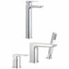 Astini Crane Tall Chrome Bathroom Basin & 3 Hole Bath Shower Mixer Tap Pack Set -TAPS UK Sales astini crane tall chrome bathroom basin 3 hole bath shower mixer tap pack set p52679 239029 image