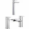Astini Crane Tall Chrome Bathroom Basin & Bath Mixer Tap Pack Set -TAPS UK Sales astini crane tall chrome bathroom basin bath mixer tap pack set p52677 239019 image