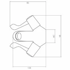 Astini Easy Lever Chrome Bathroom Basin Mixer & Bath Shower Mixer Tap Pack Set -TAPS UK Sales astini easy lever chrome bathroom basin mixer bath shower mixer tap pack set p52419 237746 image