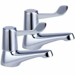 Astini Easy Lever Chrome Twin Lever Bath Taps