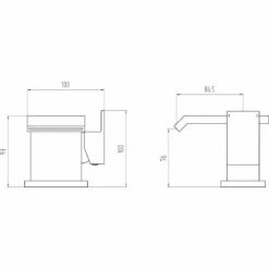 Astini Flat Waterfall Chrome Bathroom Basin & Bath Mixer Tap Pack Set -TAPS UK Sales astini flat waterfall chrome bathroom basin bath mixer tap pack set p52542 238353 image