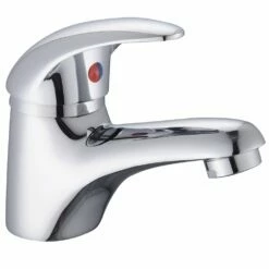 Astini Holly Chrome Bathroom Basin Mixer Tap & Slotted Waste