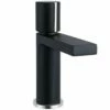 Astini Ibis Matt Black Mono Bathroom Basin Tap & Slotted Waste -TAPS UK Sales astini ibis matt black mono bathroom basin tap slotted waste p47876 225647 image