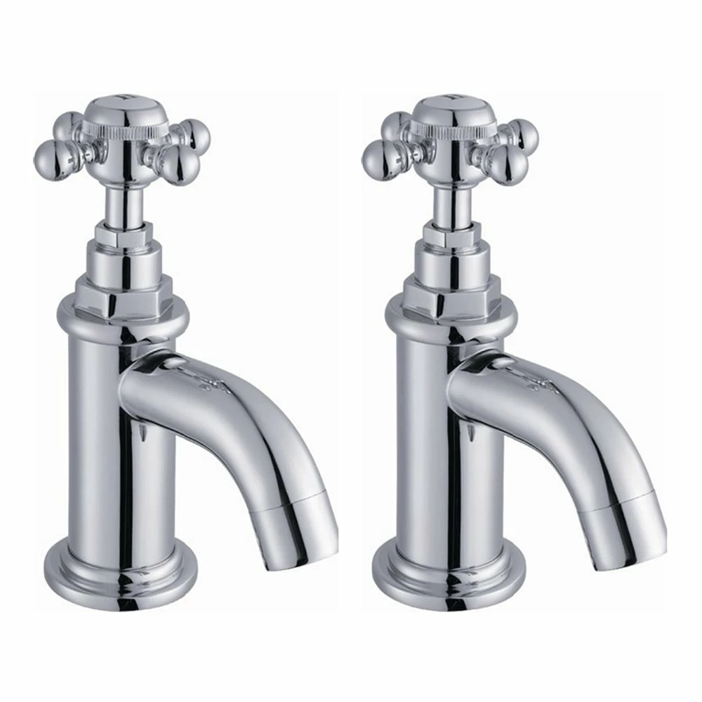 Astini Old Traditional Chrome Hot And Cold Bath Taps V003 3 Astini Old Traditional Chrome Hot And Cold Bath Taps V003