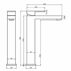 Astini Opah Tall Chrome Bathroom Basin & Bath Mixer Tap Pack Set 10 Astini Opah Tall Chrome Bathroom Basin & Bath Mixer Tap Pack Set -TAPS UK Sales astini opah tall chrome bathroom basin bath mixer tap pack set p52465 237973 image