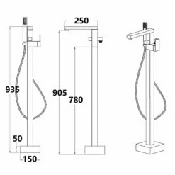 Astini Opah Tall Chrome Bathroom Basin & Freestanding Bath Shower Mixer Tap Pack Set 11 Astini Opah Tall Chrome Bathroom Basin & Freestanding Bath Shower Mixer Tap Pack Set -TAPS UK Sales astini opah tall chrome bathroom basin freestanding bath shower mixer tap pack set p52464 237969 image