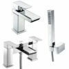 Astini Oval Waterfall Chrome Bathroom Basin & Bath Shower Mixer Tap Pack Set 2 Astini Oval Waterfall Chrome Bathroom Basin & Bath Shower Mixer Tap Pack Set -TAPS UK Sales astini oval waterfall chrome bathroom basin bath shower mixer tap pack set p52650 238884 image