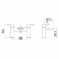 Astini Oval Waterfall Chrome Bathroom Basin & Bath Shower Mixer Tap Pack Set -TAPS UK Sales astini oval waterfall chrome bathroom basin bath shower mixer tap pack set p52650 238888 image