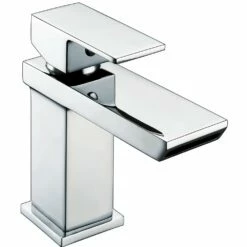 Front Page -TAPS UK Sales astini oval waterfall mini chrome bathroom basin bath mixer tap pack set p52647 238870 image