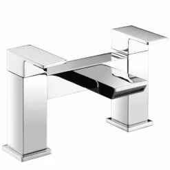 Astini Oval Waterfall Mini Chrome Bathroom Basin & Bath Mixer Tap Pack Set -TAPS UK Sales astini oval waterfall mini chrome bathroom basin bath mixer tap pack set p52647 238871 image