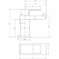 Astini Oval Waterfall Mini Chrome Bathroom Basin & Bath Mixer Tap Pack Set -TAPS UK Sales astini oval waterfall mini chrome bathroom basin bath mixer tap pack set p52647 238872 image