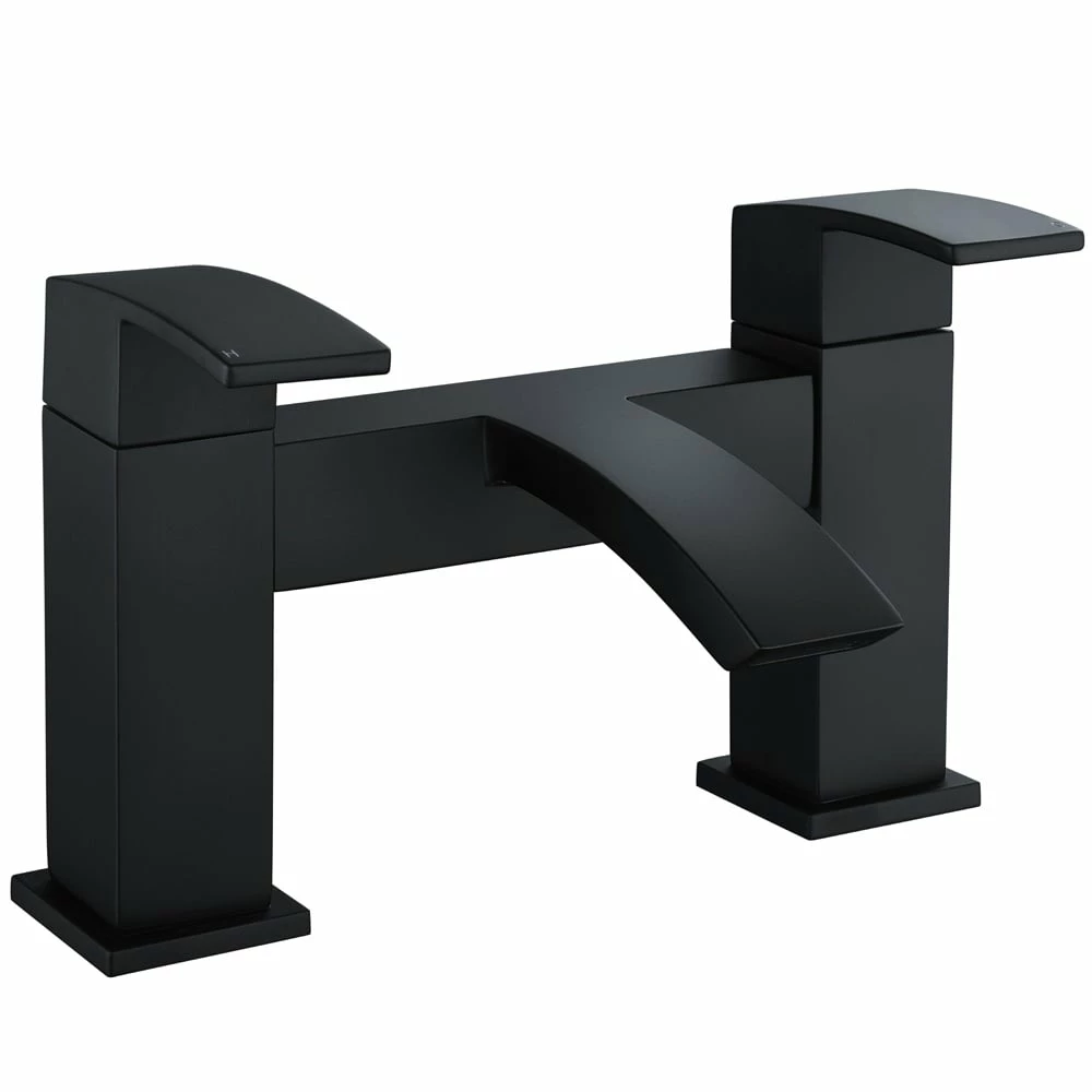 Astini Puffin Matt Black Bathroom Bath Mixer Tap 3 Astini Puffin Matt Black Bathroom Bath Mixer Tap