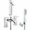 Astini Puffin Tall Chrome Bathroom Basin & Bath Shower Mixer Tap Pack Set 1 Astini Puffin Tall Chrome Bathroom Basin & Bath Shower Mixer Tap Pack Set -TAPS UK Sales astini puffin tall chrome bathroom basin bath shower mixer tap pack set p52562 238445 image