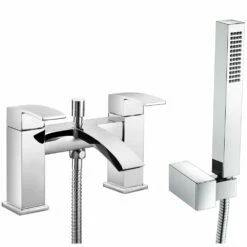 Astini Puffin Tall Chrome Bathroom Basin & Bath Shower Mixer Tap Pack Set -TAPS UK Sales astini puffin tall chrome bathroom basin bath shower mixer tap pack set p52562 238447 image