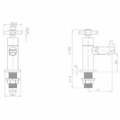Astini Space Chrome Twin Basin & Bath Tap Pack Set -TAPS UK Sales astini space chrome twin basin bath tap pack set p52532 238306 image