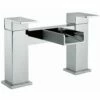 Astini Square Waterfall Chrome Bath Mixer Tap -TAPS UK Sales astini square waterfall chrome bath mixer tap p47753 225828 image