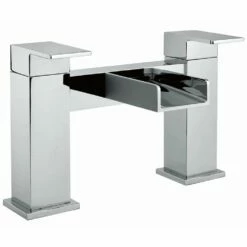 Astini Square Waterfall Chrome Bath Mixer Tap