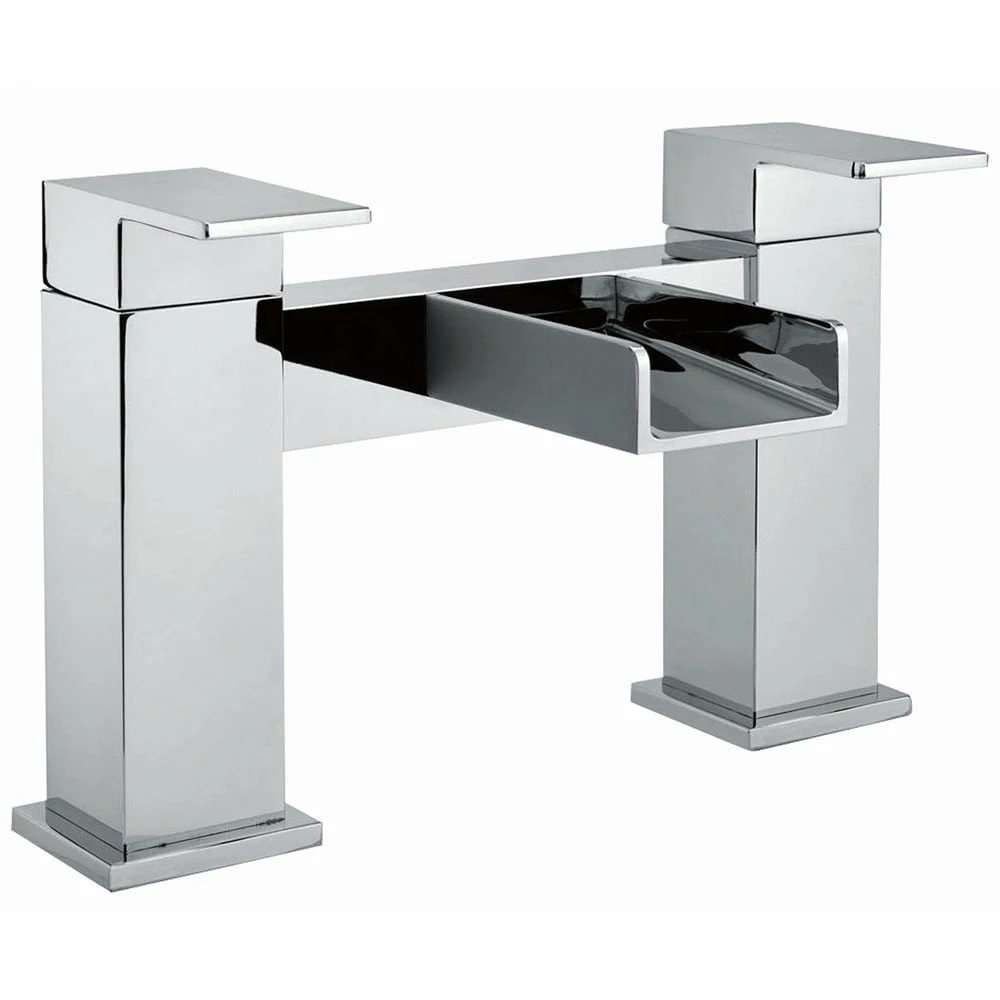 Astini Square Waterfall Chrome Bath Mixer Tap 3 Astini Square Waterfall Chrome Bath Mixer Tap