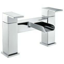 Astini Straight Waterfall Chrome Bath Mixer Tap