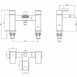 Astini Straight Waterfall Matt Black Bath Shower Mixer Tap -TAPS UK Sales astini straight waterfall matt black bath shower mixer tap p47972 225559 image