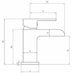 Astini Straight Waterfall Matt Black Bathroom Basin & Bath Mixer Tap Pack Set -TAPS UK Sales astini straight waterfall matt black bathroom basin bath mixer tap pack set p52597 238622 image