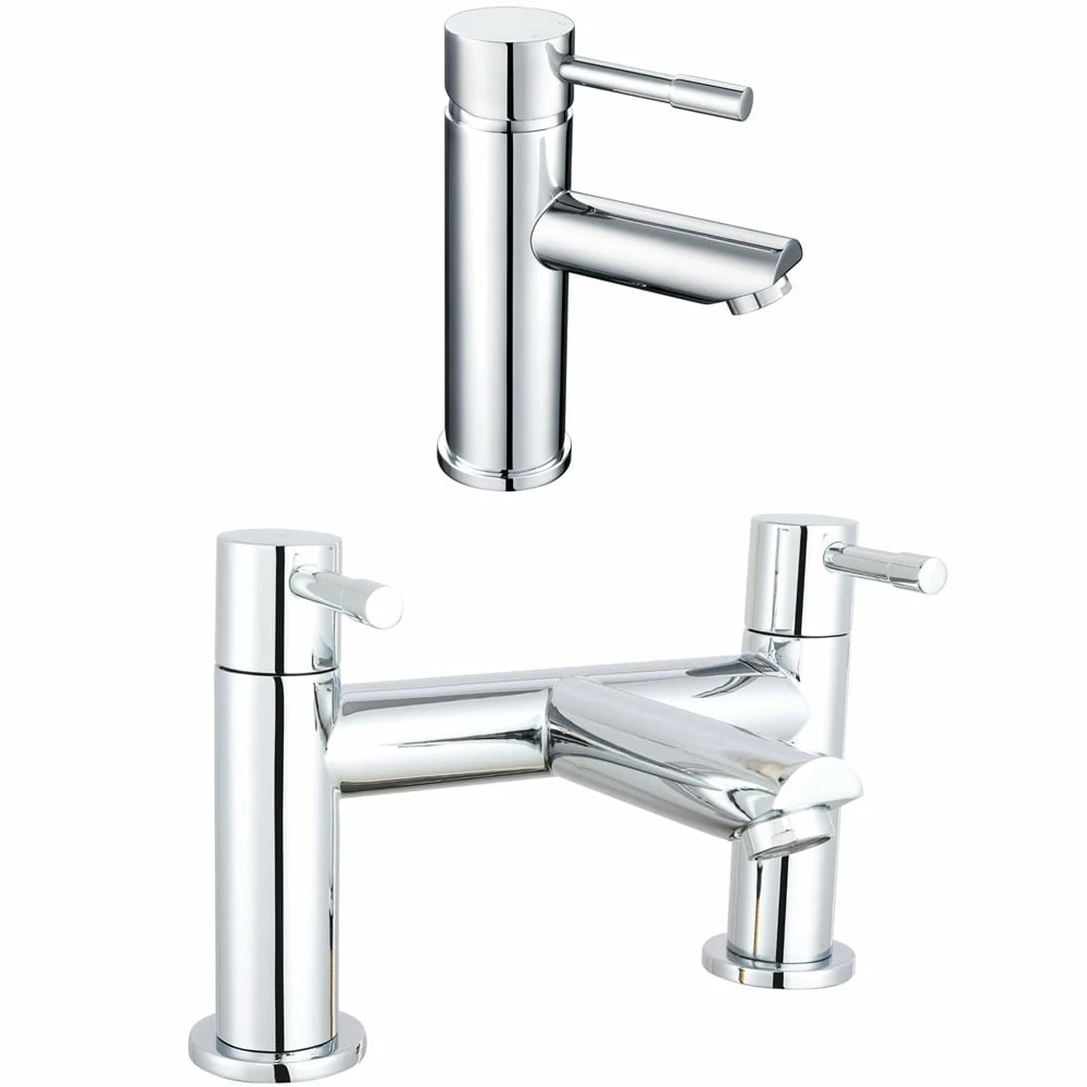 Astini Swift Ecoflow Chrome Bathroom Basin & Bath Mixer Tap Pack Set 3 Astini Swift Ecoflow Chrome Bathroom Basin & Bath Mixer Tap Pack Set