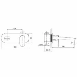 Astini Tapir Chrome Mono Bathroom Basin & Wall Mounted Bath Tap Pack Set -TAPS UK Sales astini tapir chrome mono bathroom basin wall mounted bath tap pack set p52583 238553 image