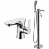 Astini Tern Chrome Bathroom Basin & Freestanding Bath Shower Mixer Tap Pack Set 2 Astini Tern Chrome Bathroom Basin & Freestanding Bath Shower Mixer Tap Pack Set -TAPS UK Sales astini tern chrome bathroom basin freestanding bath shower mixer tap pack set p52577 238520 image