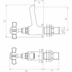 Astini Varya Chrome Twin Basin & Bath Taps Pack Set -TAPS UK Sales astini varya chrome twin basin bath taps pack set p52572 238499 image