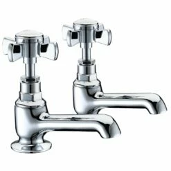 Astini Varya Chrome Twin Bath Taps
