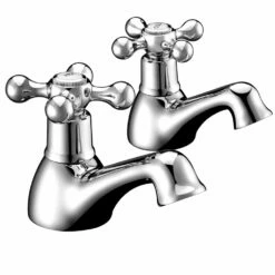 Astini Wiltshire Chrome Twin Bath Taps