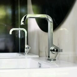 AXOR Citterio Chrome Single Lever Pin Handle Basin Mixer Tap 190 Without Waste -TAPS UK Sales axor citterio chrome single lever pin handle basin mixer tap 190 without waste p34453 180935 image