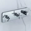 AXOR Citterio E Chrome Thermostatic Module 380/120 Shower Valve With Plate -TAPS UK Sales axor citterio e chrome thermostatic module 380 120 shower valve with plate p34411 181138 image