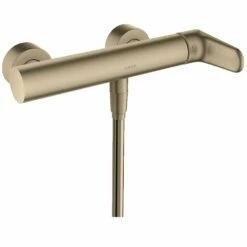 AXOR Citterio M Brushed Nickel Single Lever Manual Shower Mixer Bar Valve